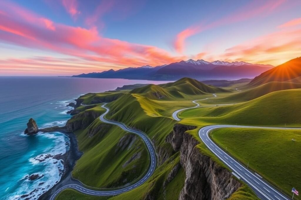 New Zealand scenic drives